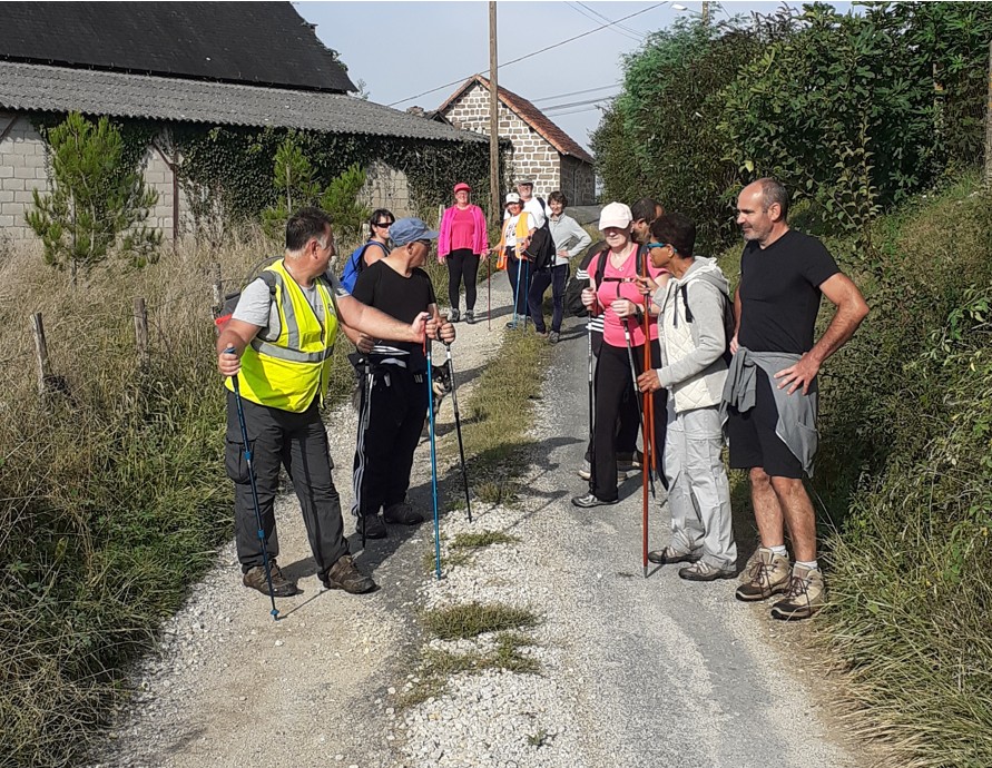 groupe randonneurs