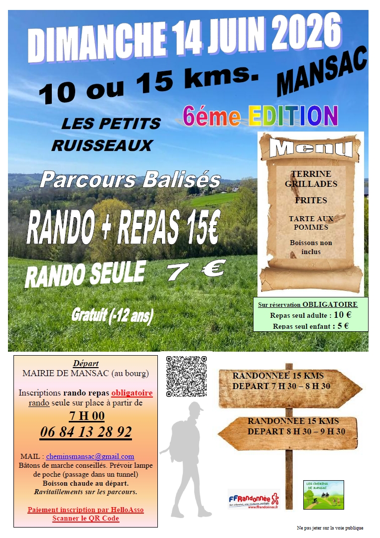 6ème Edition Rando Des Petits Ruisseaux 2026
