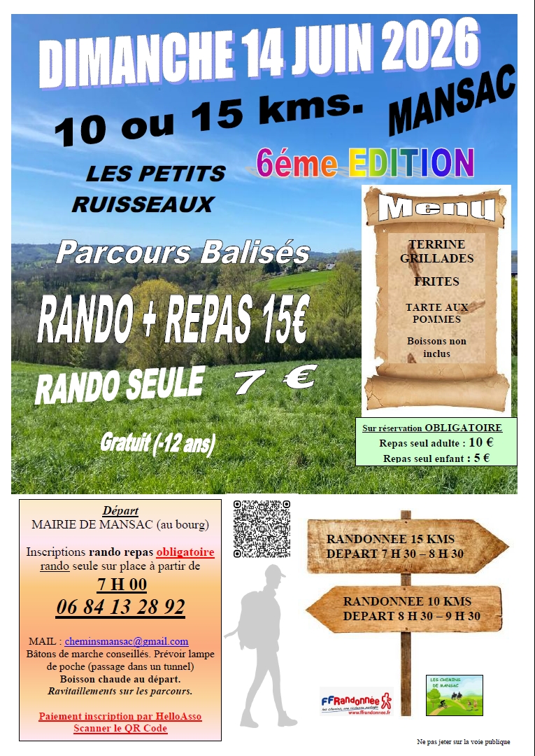 6ème Edition Rando Des Petits Ruisseaux 2026