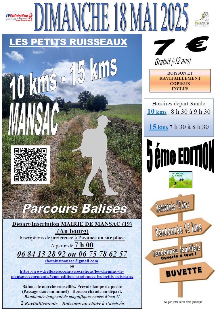 5ème édition Randonnée des Petits Ruisseaux 5ème édition Randonnée des Petits Ruisseaux
