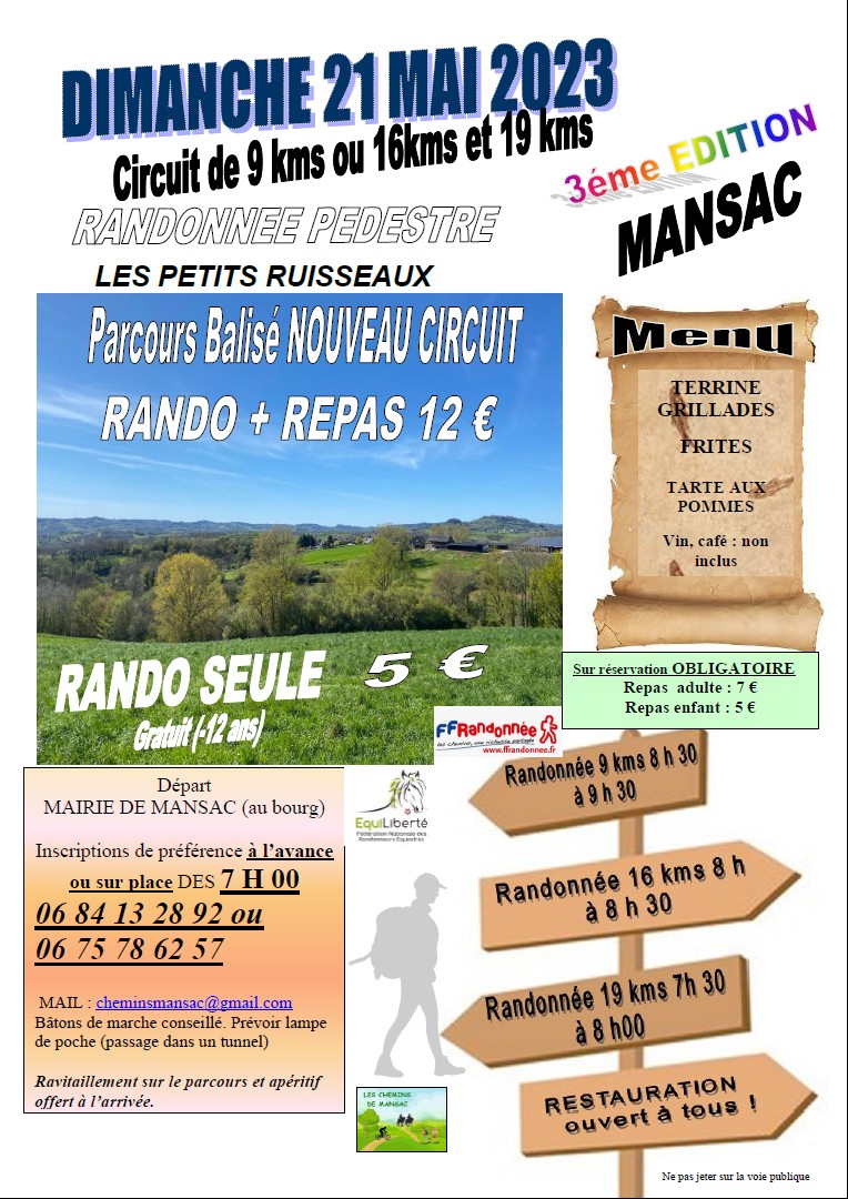3ème edition Randonnée Pédestre Des Petits Ruisseaux