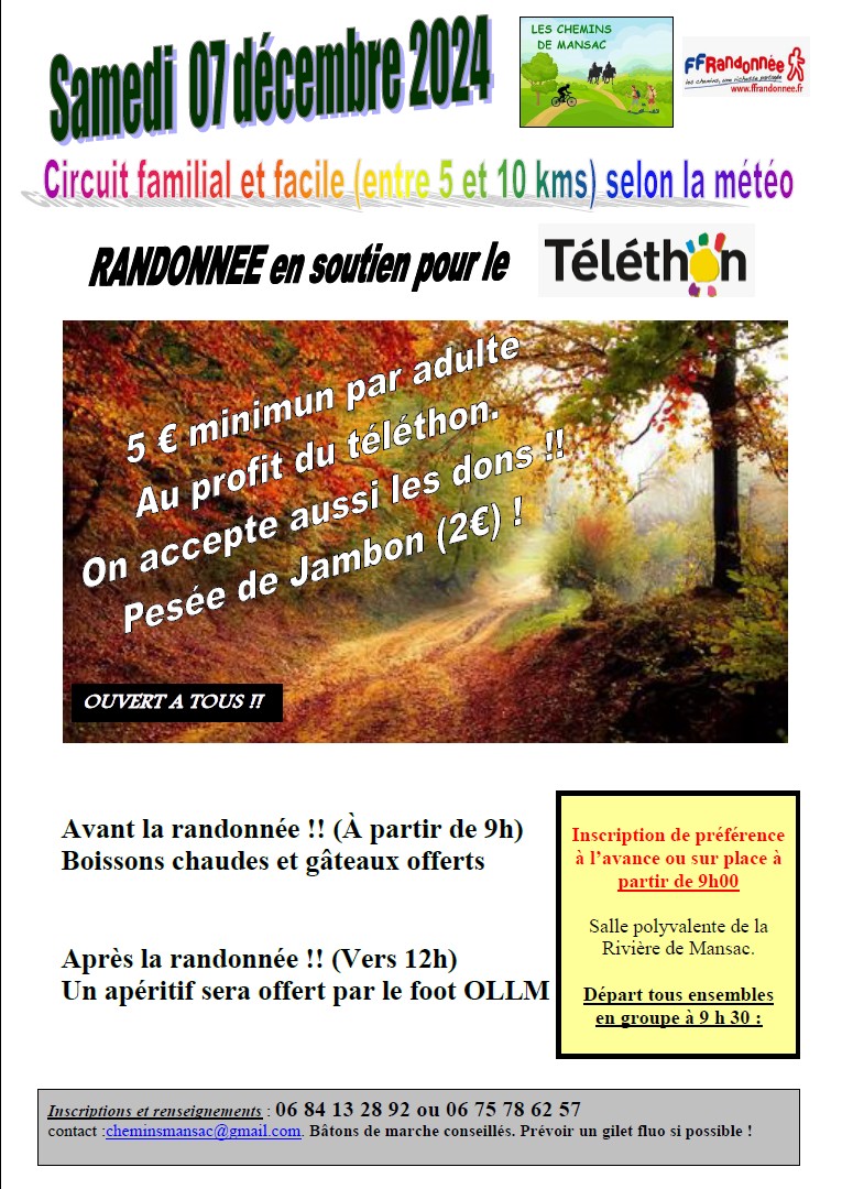 Randonnée Téléthon 2024