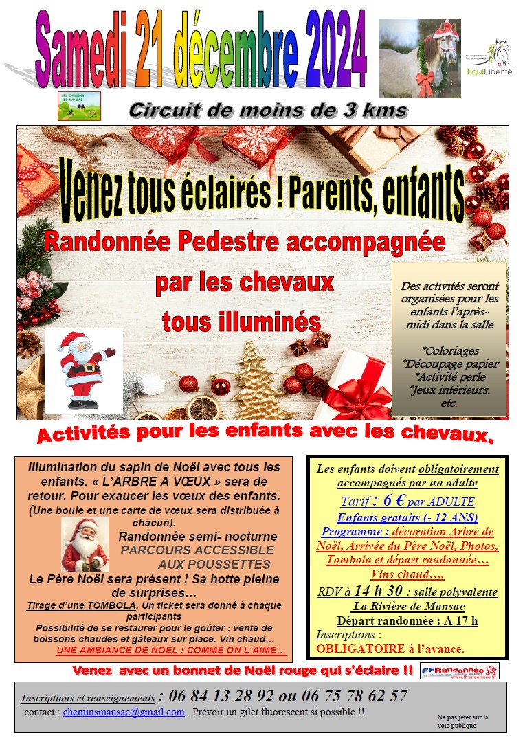 Randonnée de Noel 2024