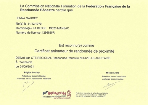 Diplomes Acompagnateur Randonnée Pédestre Diplomes Acompagnateur Randonnée Pédestre